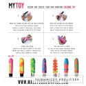 MyToy Vibrator Kit Orange & Green - Zestaw kreatywny, silikonowy, 13,3 cm MyToy