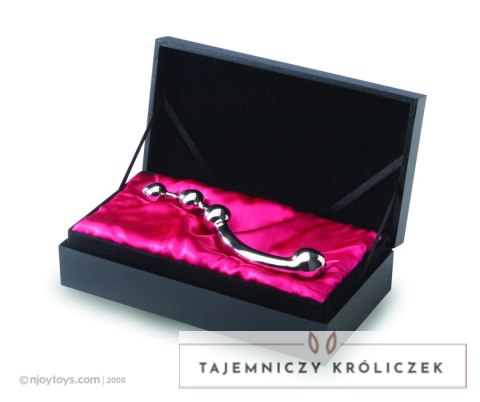 NJOY Fun Wand stalowy stymulator anatomiczny 20 cm dwustronny Njoy