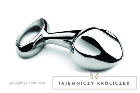 NJOY Pure Plug 2.0 stalowy duży model z uchwytem 8,9 cm Njoy
