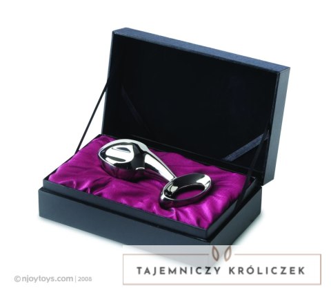 NJOY Pure Plug 2.0 stalowy duży model z uchwytem 8,9 cm Njoy