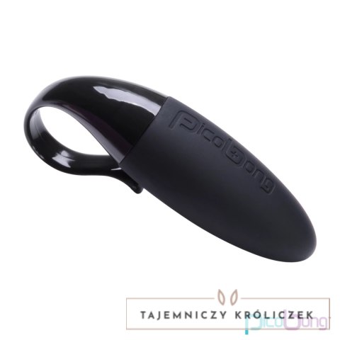 Picobong Koa Black - elastyczny pierścień wibrujący, 98x44x28mm PicoBong
