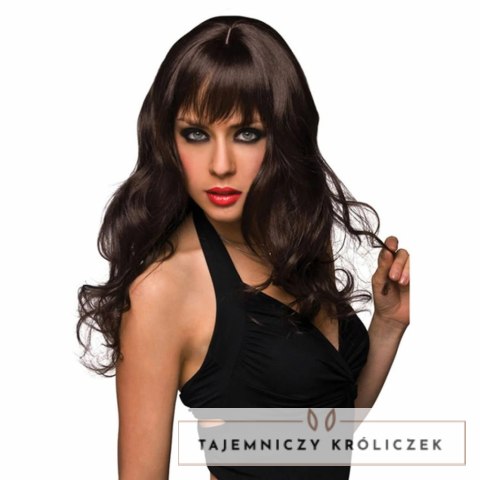 Pleasure Wigs Joey Wig brązowa peruka regulowana syntetyczna Pleasure Wigs