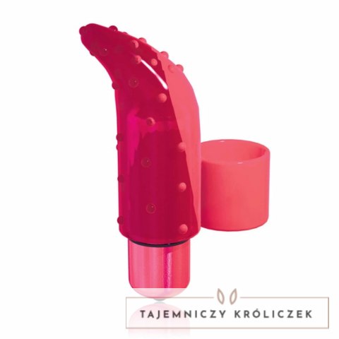 PowerBullet Frisky Finger Pink - miniaturowy masażer na palec wodoodporny PowerBullet