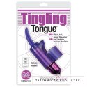 PowerBullet Tingling Tongue Purple - Miniaturowy masażer na palec wodoodporny PowerBullet