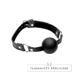 XR Brands silikonowy knebel z kulką XL 2-calowy, czarny XR Brands