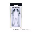 S&M Chained Nipple Clamps - zaciski z łańcuszkiem, regulacja nacisku Sex&Mischief