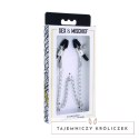 S&M Chained Nipple Clamps - zaciski z łańcuszkiem, regulacja nacisku Sex&Mischief