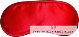 S&M Satin Blindfold Red - satynowa maska na oczy czerwona komfortowa Sex&Mischief