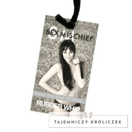 S&M Small Rubber Whip Black - wytrzymały bat gumowy 25 cm Sex&Mischief