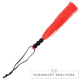 Sportsheets S&M Small Rubber Whip Red 25cm - Bat gumowy, czerwony Sex&Mischief