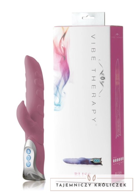 Vibe Therapy Bliss Pink - silikonowy model z 7 trybami, 26 cm, wodoodporny Vibe Therapy
