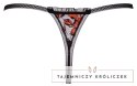 Cottelli LINGERIE Stringi z koronką i perełkami, rozmiar M/L, czarne Cottelli