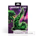 Creature Cocks Glowzilla silikonowy model świecący w ciemności zielono-czarny XR Brands