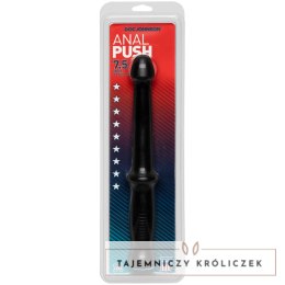 Doc Johnson Anal Probe Push - elastyczna sonda PVC, czarna Doc Johnson