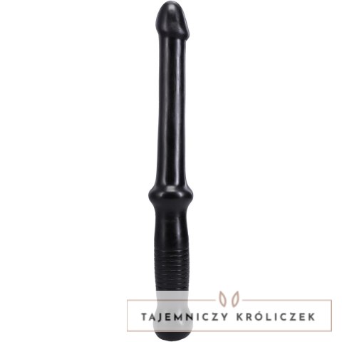 Doc Johnson Anal Probe Push - elastyczna sonda PVC, czarna Doc Johnson