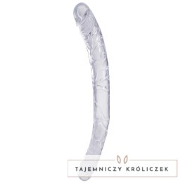 Doc Johnson Double Dong 33 cm - elastyczny model dwustronny, przezroczysty Doc Johnson