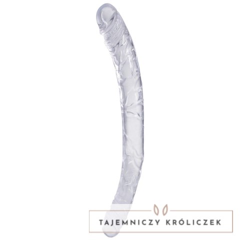 Doc Johnson Double Dong 33 cm - elastyczny model dwustronny, przezroczysty Doc Johnson
