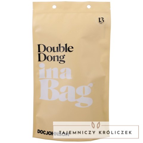 Doc Johnson Double Dong 33 cm - elastyczny model dwustronny, przezroczysty Doc Johnson