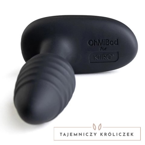 Kiiroo OhMiBod Lumen - interaktywny korek analny LED Bluetooth, silikon Kiiroo