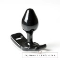 Perfect Fit Strap-On Plug Small Black - anatomiczny model z mocowaniem Perfect Fit