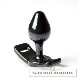 Perfect Fit Strap-On Plug Small Black - anatomiczny model z mocowaniem Perfect Fit