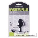 Perfect Fit Strap-On Plug Small Black - anatomiczny model z mocowaniem Perfect Fit
