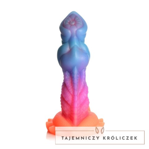 XR Brands Aqua Cock silikonowa figurka świecąca w ciemności 20 cm XR Brands