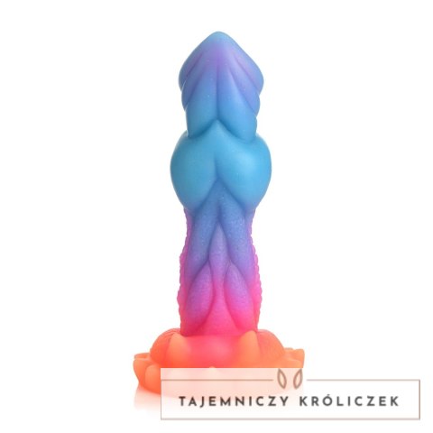 XR Brands Aqua Cock silikonowa figurka świecąca w ciemności 20 cm XR Brands