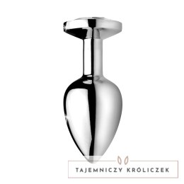 XR Brands Booty Sparks korek aluminiowy z kryształem S srebrny XR Brands