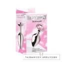 XR Brands Booty Sparks korek aluminiowy z kryształem serce średni czerwony XR Brands