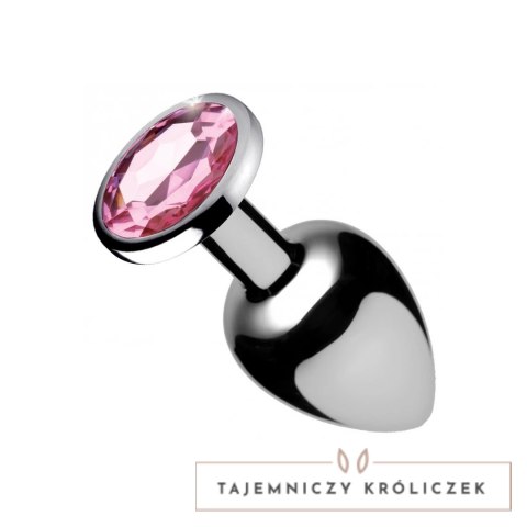 XR Brands Booty Sparks korek ozdobny z kryształkiem czerwony S XR Brands