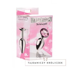 XR Brands Booty Sparks korek ozdobny z kryształkiem czerwony S XR Brands