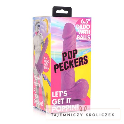 XR Brands POP Model z Przyssawką 16,5 cm - Jasny Kolor Makowy XR Brands