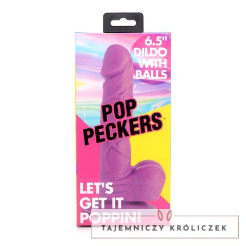 XR Brands POP Model z Przyssawką 16,5 cm - Jasny Kolor Makowy XR Brands