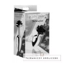 XR Brands Rosebud Model Little - korek analny z aluminiową rożą, czarny, S XR Brands