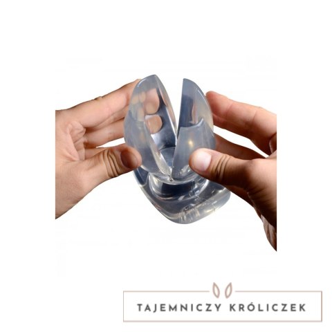 XR Brands Transparentny ekspander analny z systemem rozchylania 11 cm XR Brands