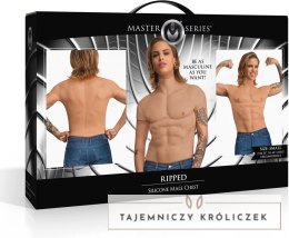 Ripped Silikonowy Tors Męski Koszulka Modelująca Mały Rozmiar XR Brands