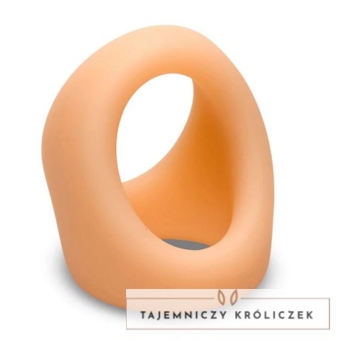 Satisfyer Pierścień Silikonowy C-Ring Light - Anatomiczny, Elastyczny, Beżowy Curve Toys