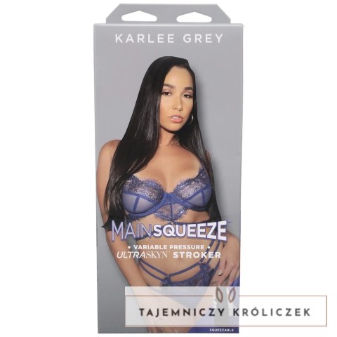 Doc Johnson Main Squeeze Karlee Gray - urządzenie intymne ULTRASKYN, twarda obudowa Doc Johnson