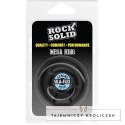 Doc Johnson Rock Solid Mega - anatomiczny pierścień z regulacją, czarny Doc Johnson
