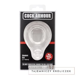 Perfect Fit Cock Armour Regular Clear - pierścień anatomiczny przezroczysty 43 mm Perfect Fit