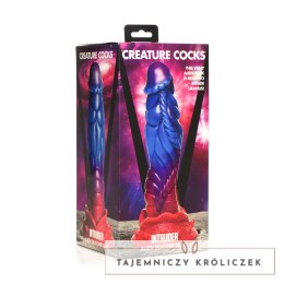 XR Brands Alien Fantasy silikonowy model intymny z przyssawką 20 cm XR Brands