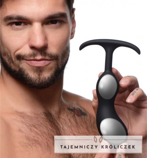 XR Brands Master Series Plug anatomiczny z masażerem prostaty duży XR Brands