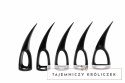 XR Brands Zestaw 10 Pierścieni Sensorycznych Claws Czarny - 5 Rozmiarow XR Brands
