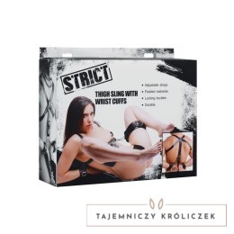 XR Brands uchwyt na uda z regulowanymi mankietami na nadgarstki XR Brands