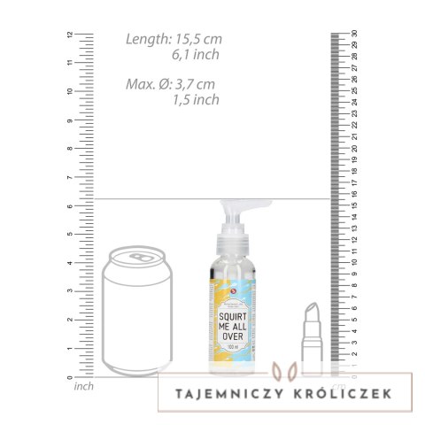 Shots S-line Squirt Me All Over Lubrykant wodny 100 ml hipoalergiczny S-Line by Shots