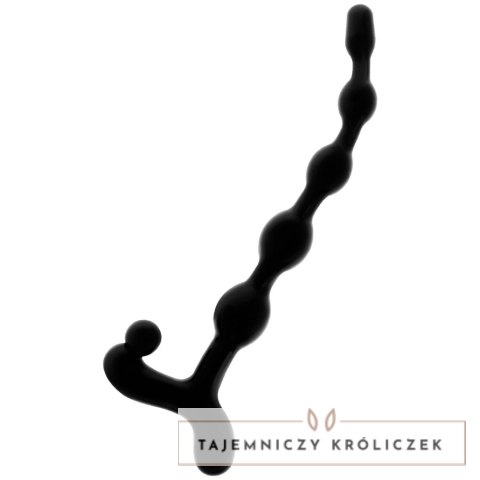 Addicted Toys kulki treningowe anatomiczne 22 cm czarne TPR ADDICTED