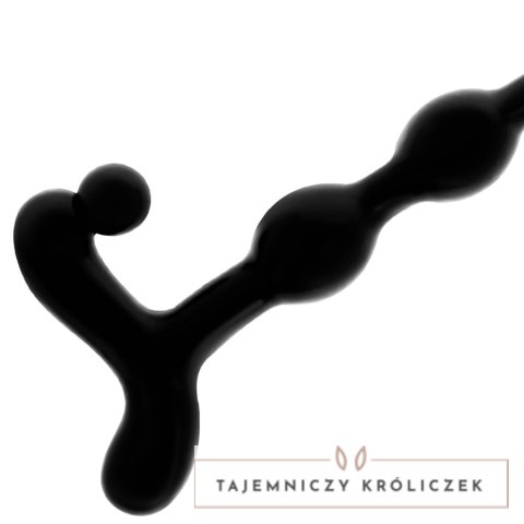 Addicted Toys kulki treningowe anatomiczne 22 cm czarne TPR ADDICTED