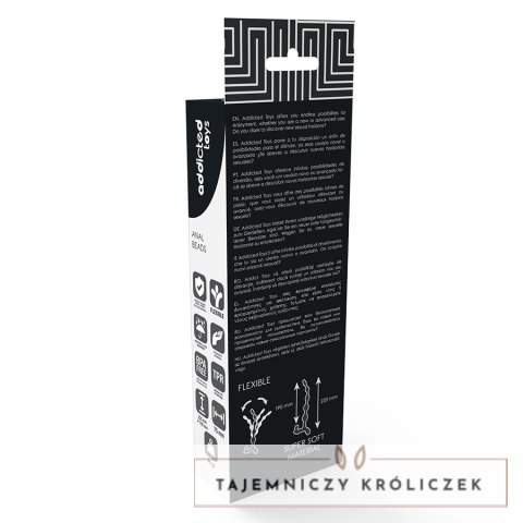 Addicted Toys kulki treningowe anatomiczne 22 cm czarne TPR ADDICTED