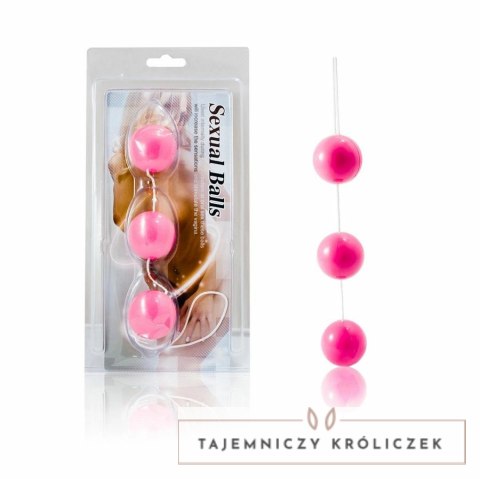 Baile kulki połączone ABS rożowe 20cm z pierścieniem, O 34mm BAILE
